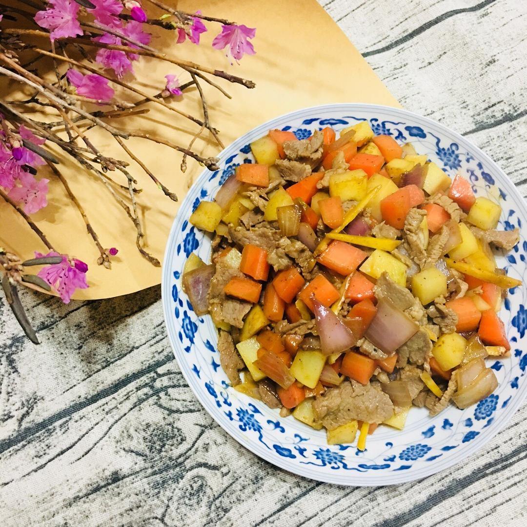喷香羊肉焖饭