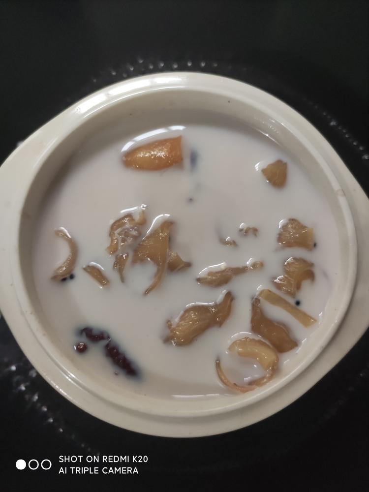 楼上花胶炖奶的做法