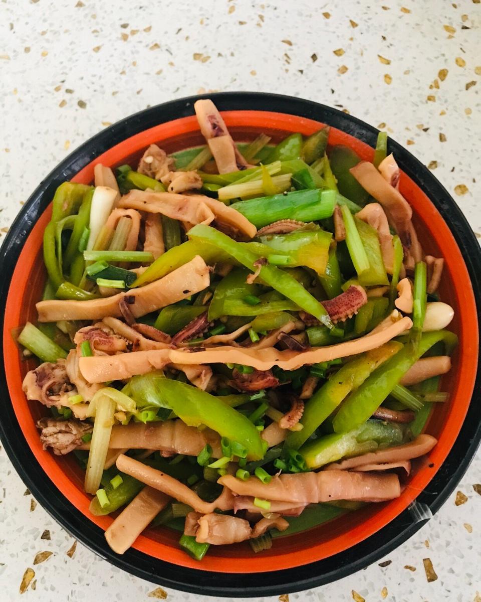 辣炒鱿鱼干