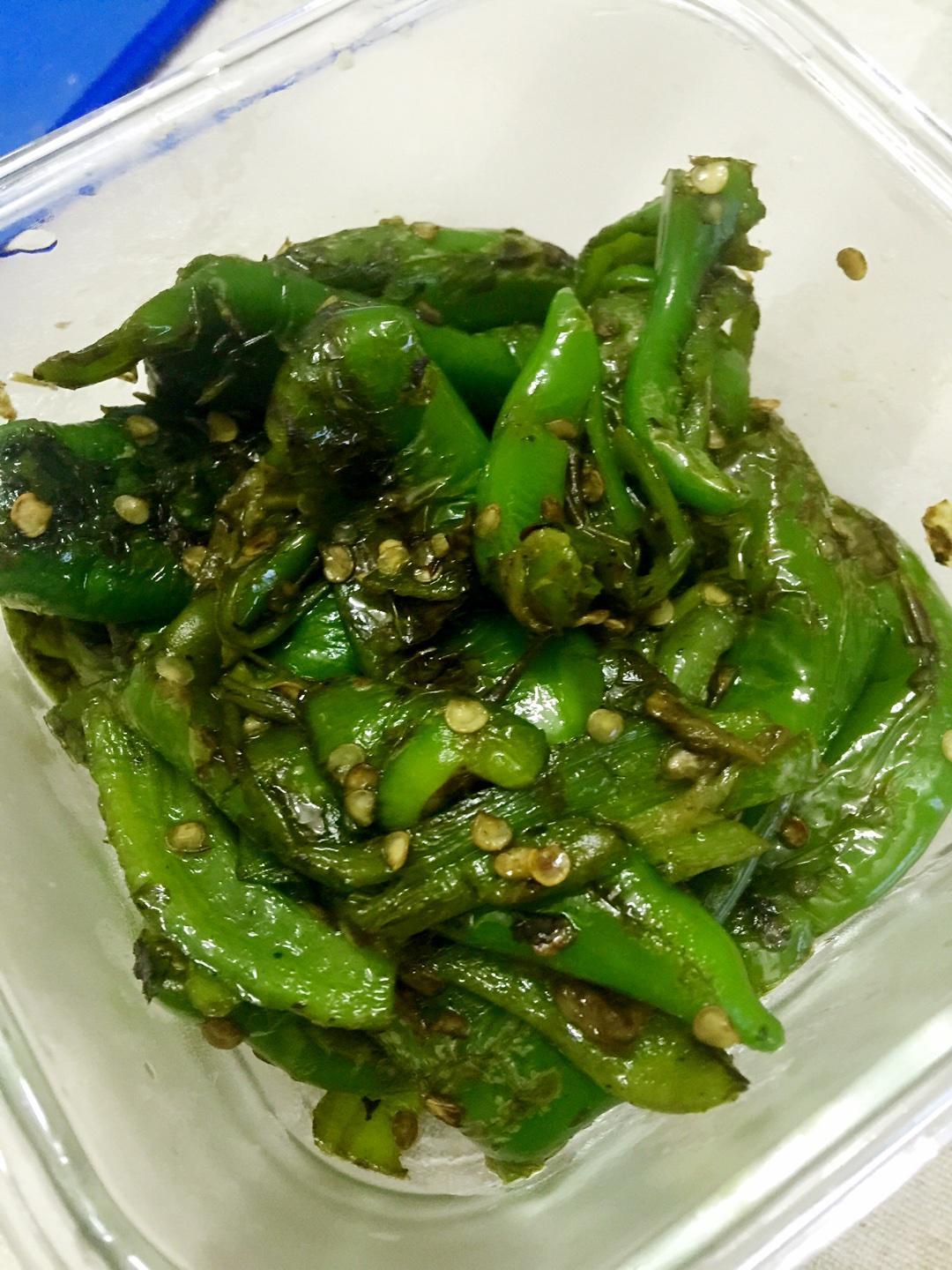 炸青椒的做法