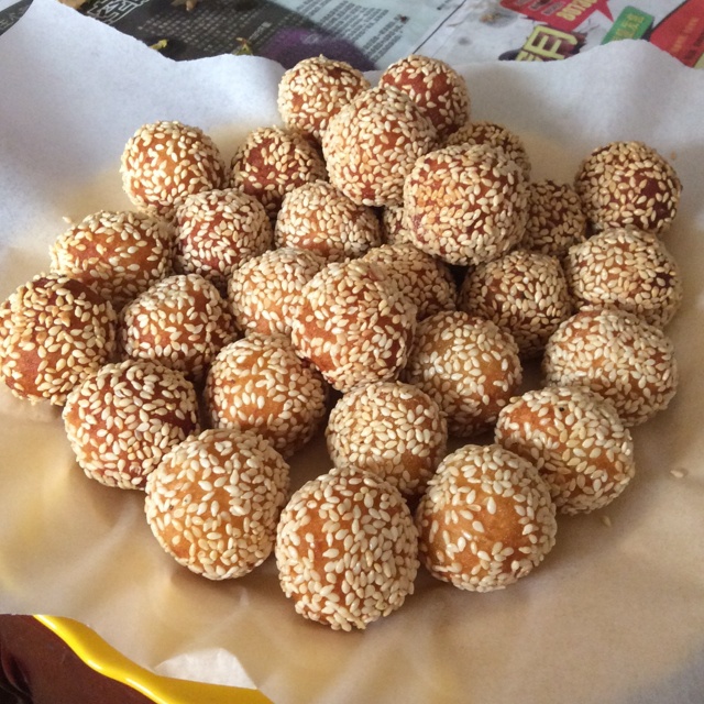 3三做的地瓜小麻团