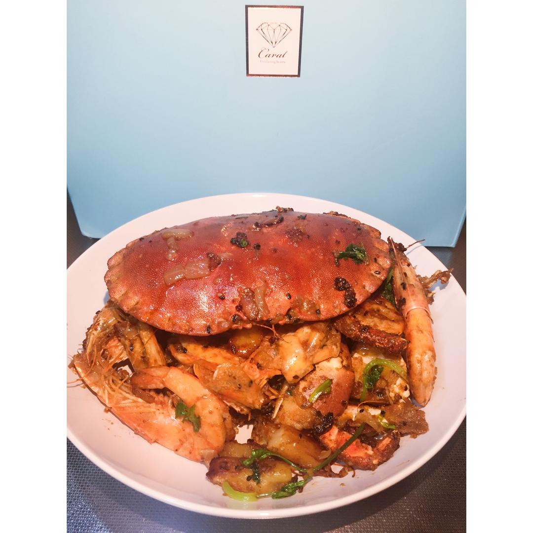 好吃到跳的椒盐面包蟹