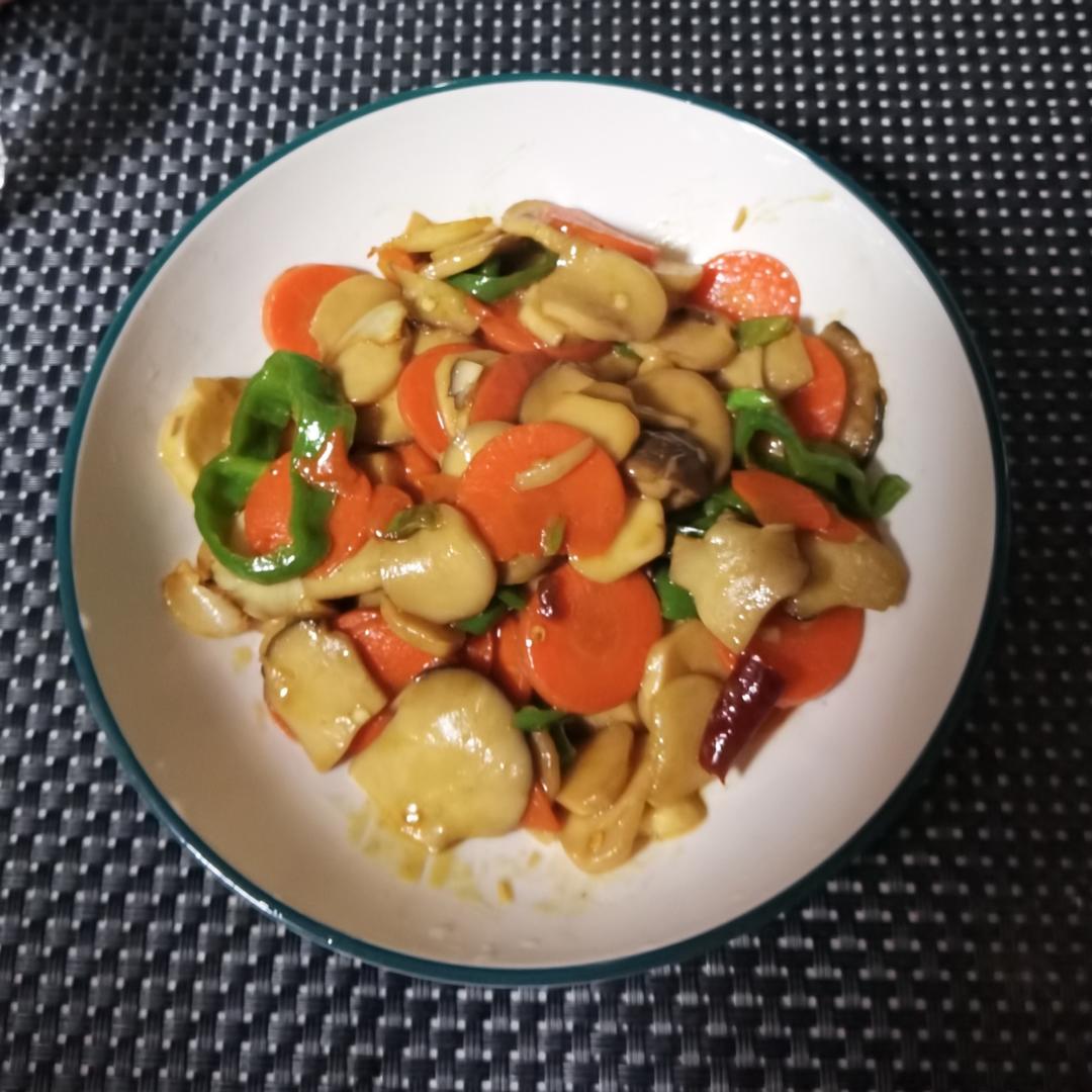 老丁的私房菜-美极杏鲍菇