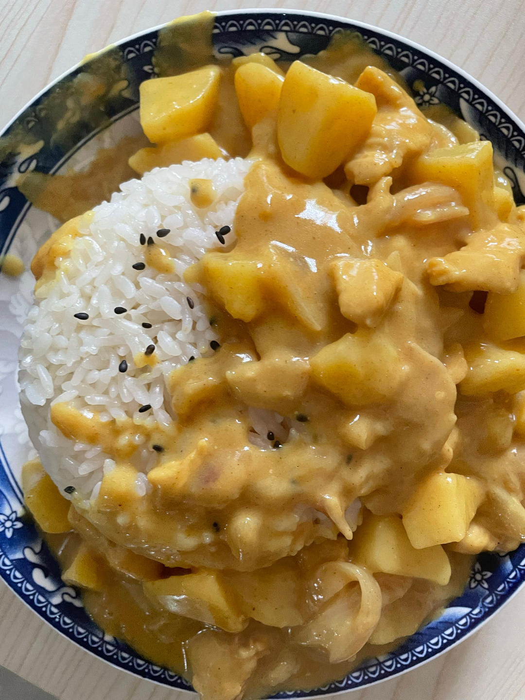一学就会的土豆鸡肉咖喱饭