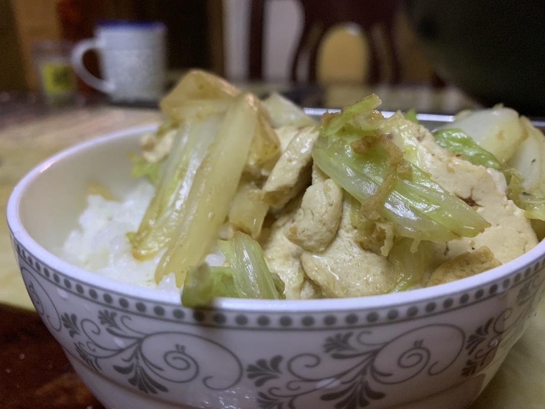 超下饭的白菜豆腐