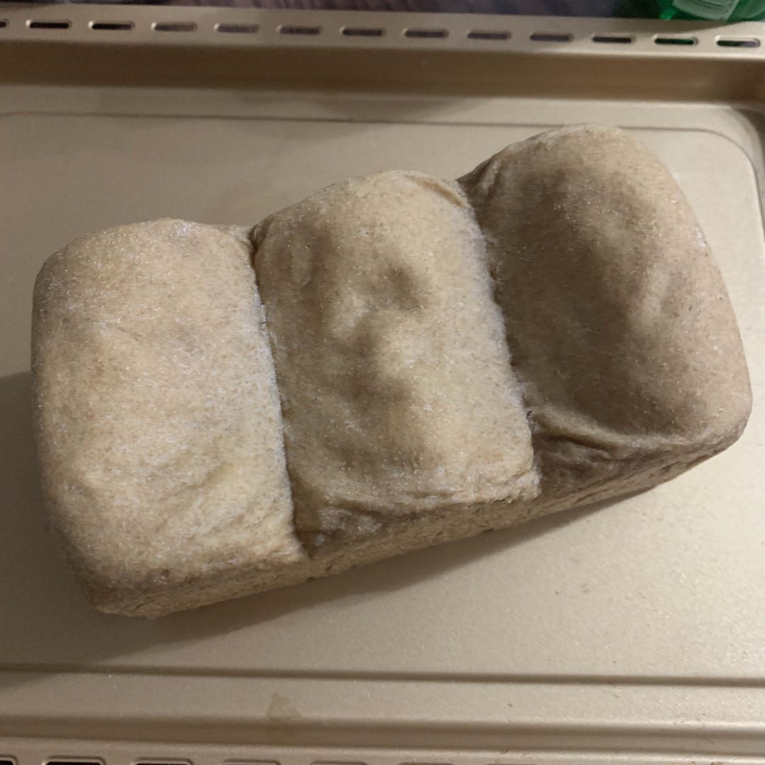 100%纯全麦吐司也很柔软！无糖无油 健身三明治首选