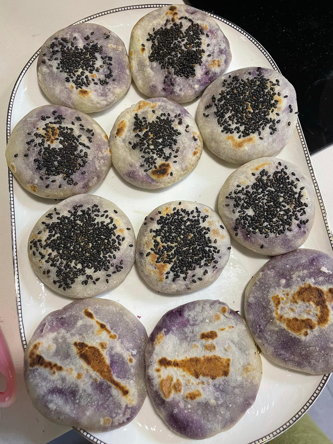 紫薯饼(无糖无油)