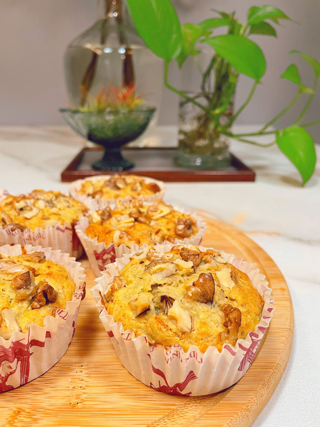 香蕉核桃麦芬 （超级湿润）