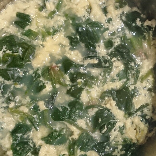 菠菜鸡蛋汤
