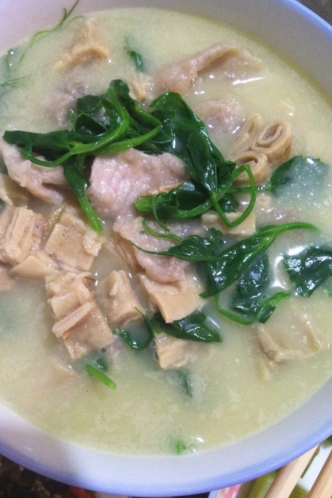 千张肉片汤