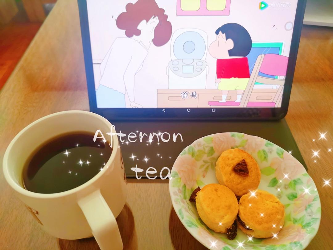 免揉面！零失败！天然低糖的葡萄干司康！🍇