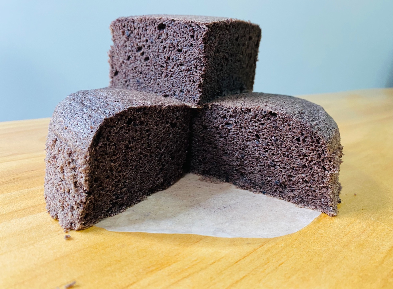黑米糕，不需要粘米粉也能做