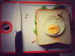 蔬菜鸡蛋三明治的做法 步骤3