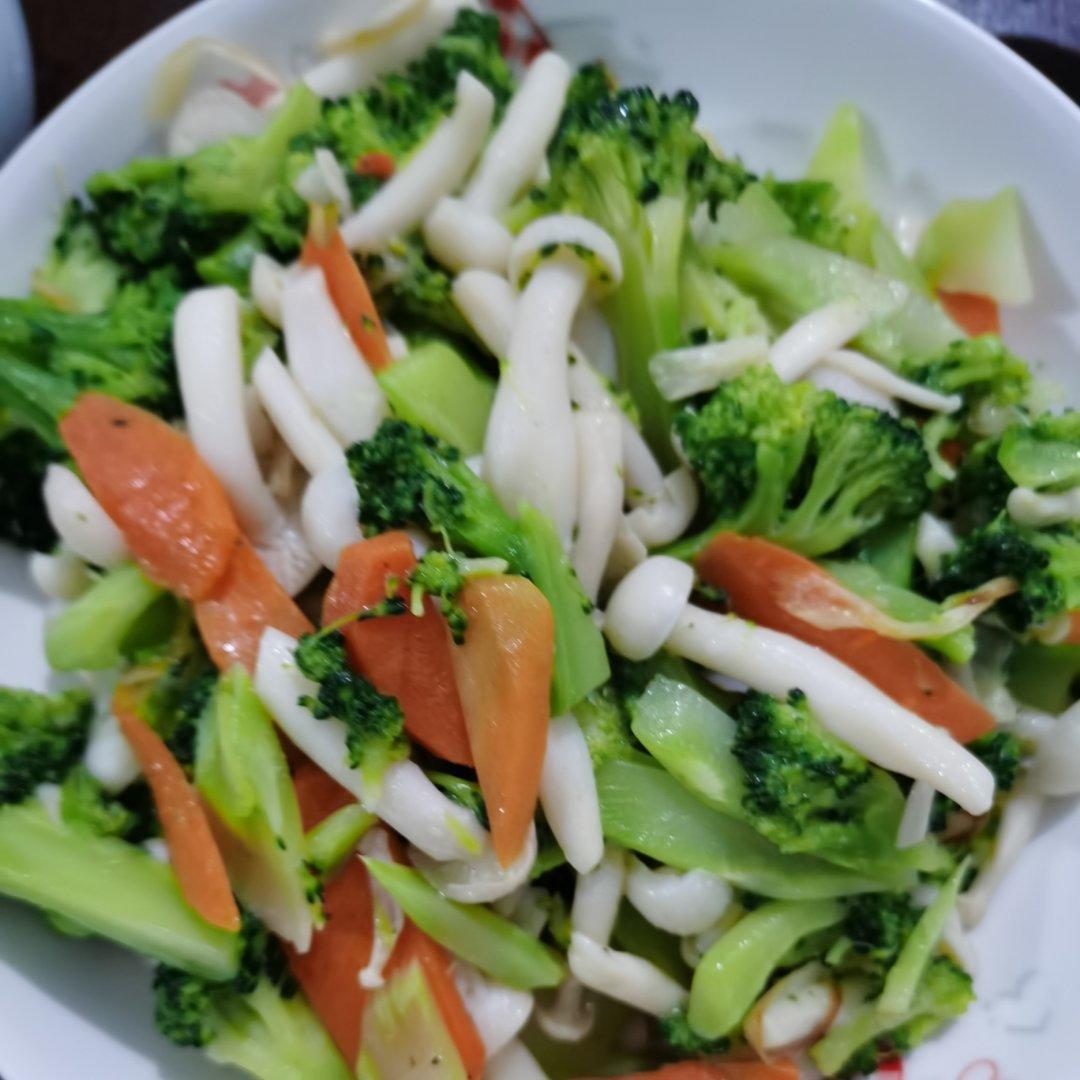 低脂低卡‼️鲜嫩好吃不长胖的西兰花炒菌菇