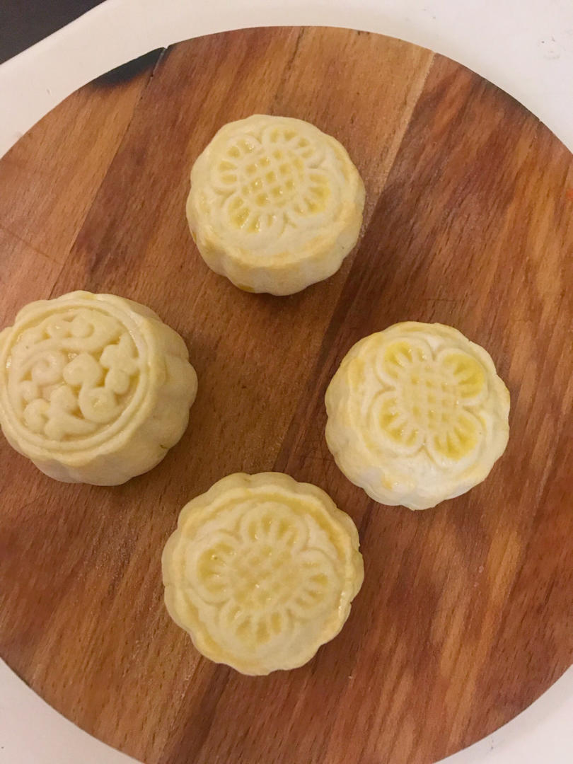流心奶黄月饼（无吉士粉/转化糖浆版本）【曼食慢语】