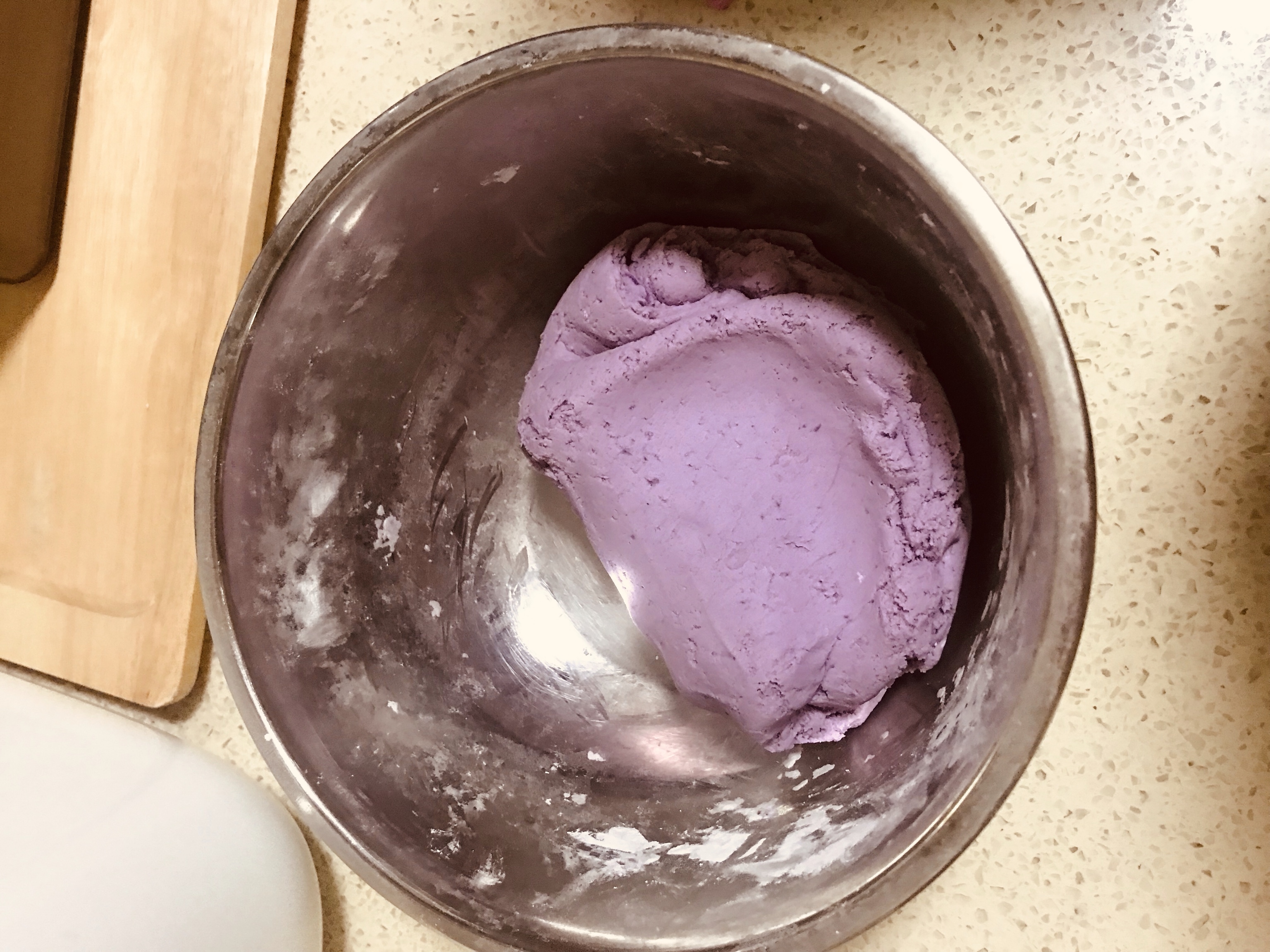 紫薯糯米饼的做法 步骤1