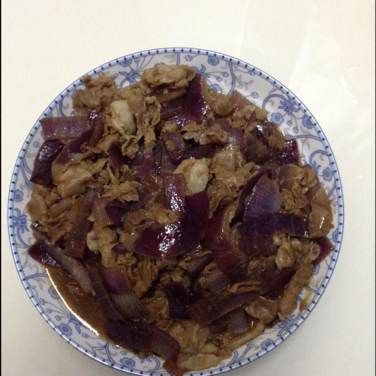 洋葱炒肥牛