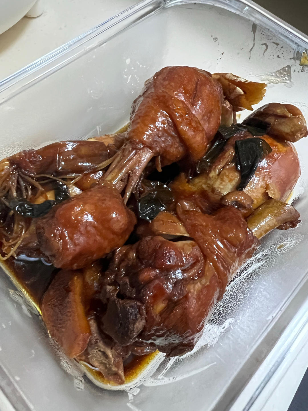 酱油手撕鸡腿（电饭煲）