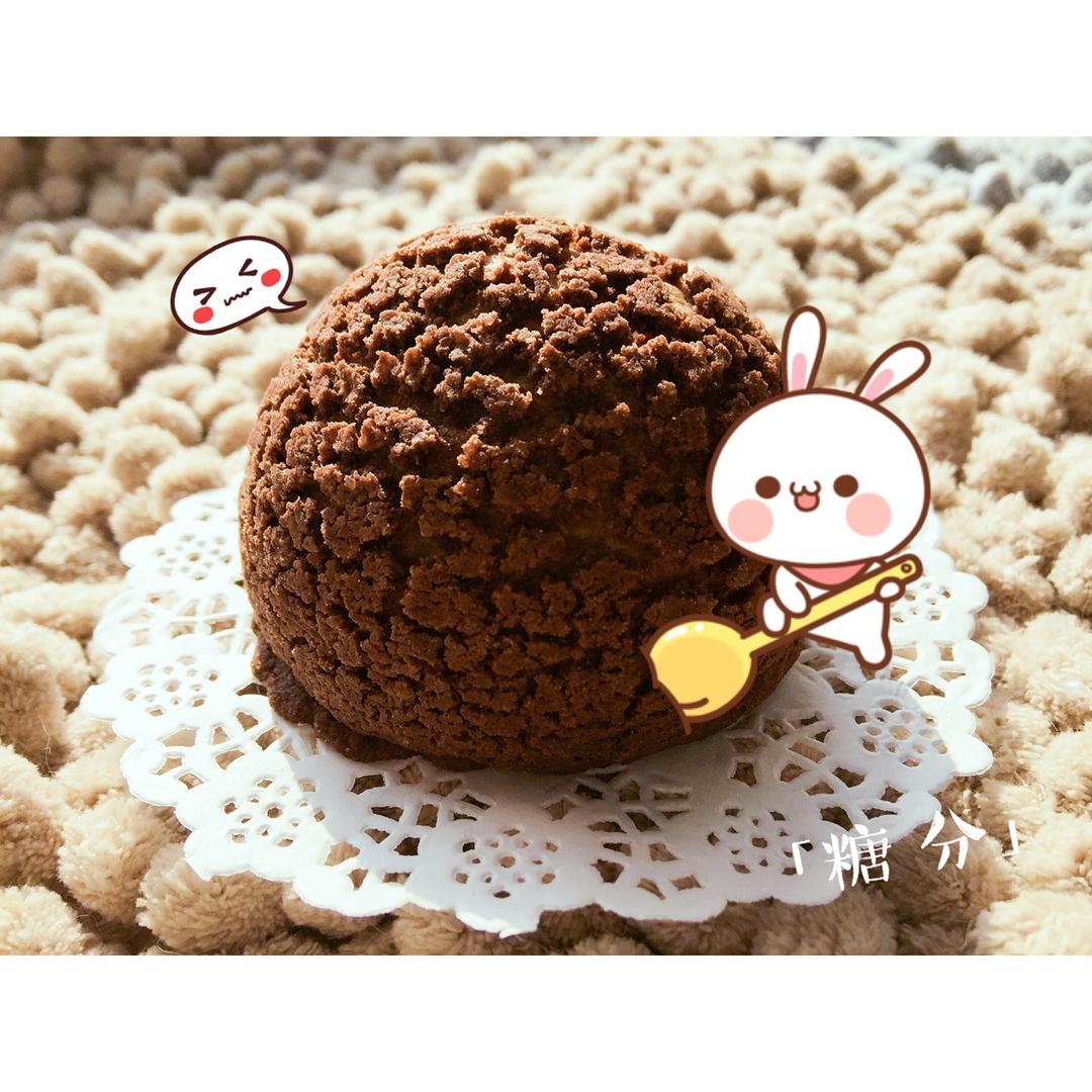 巧克力酥皮泡芙