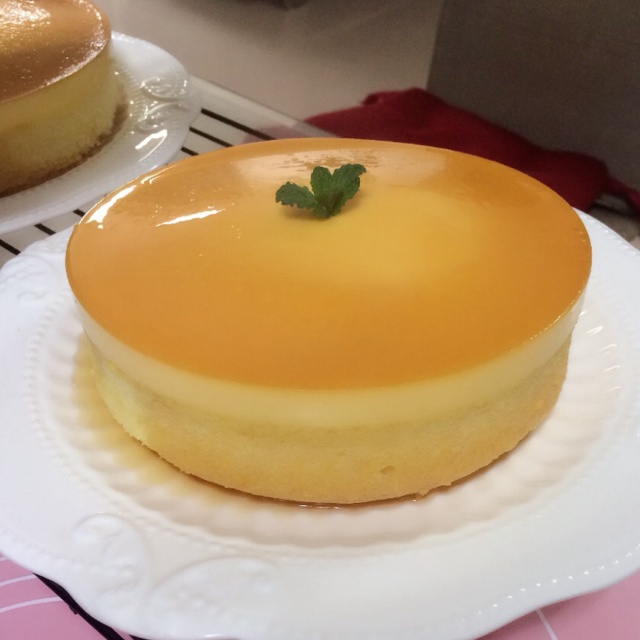 isachung做的焦糖布丁蛋糕(详尽版)