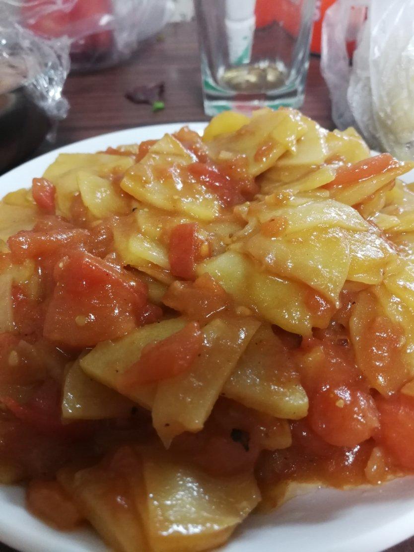 西红柿炒土豆