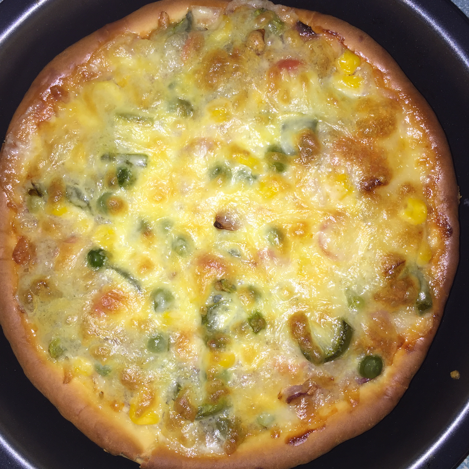 夏威夷pizza（附饼底冷冻法）