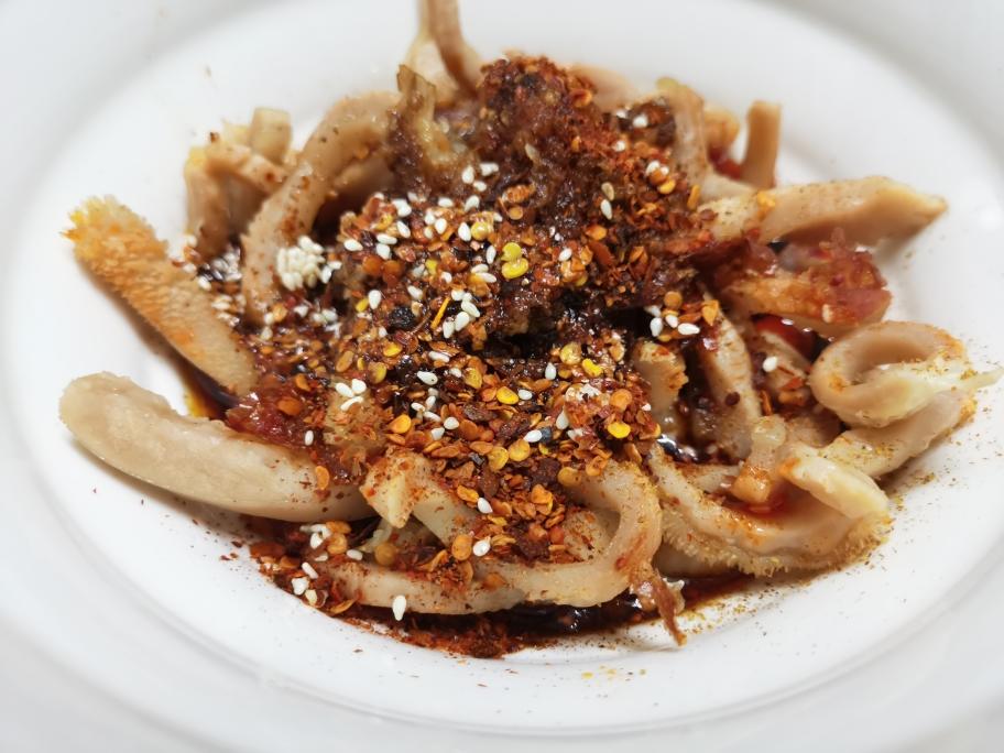 下酒伴侣之油泼辣子牛肚