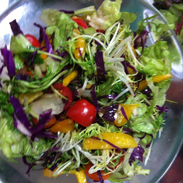 五彩有机大拌菜