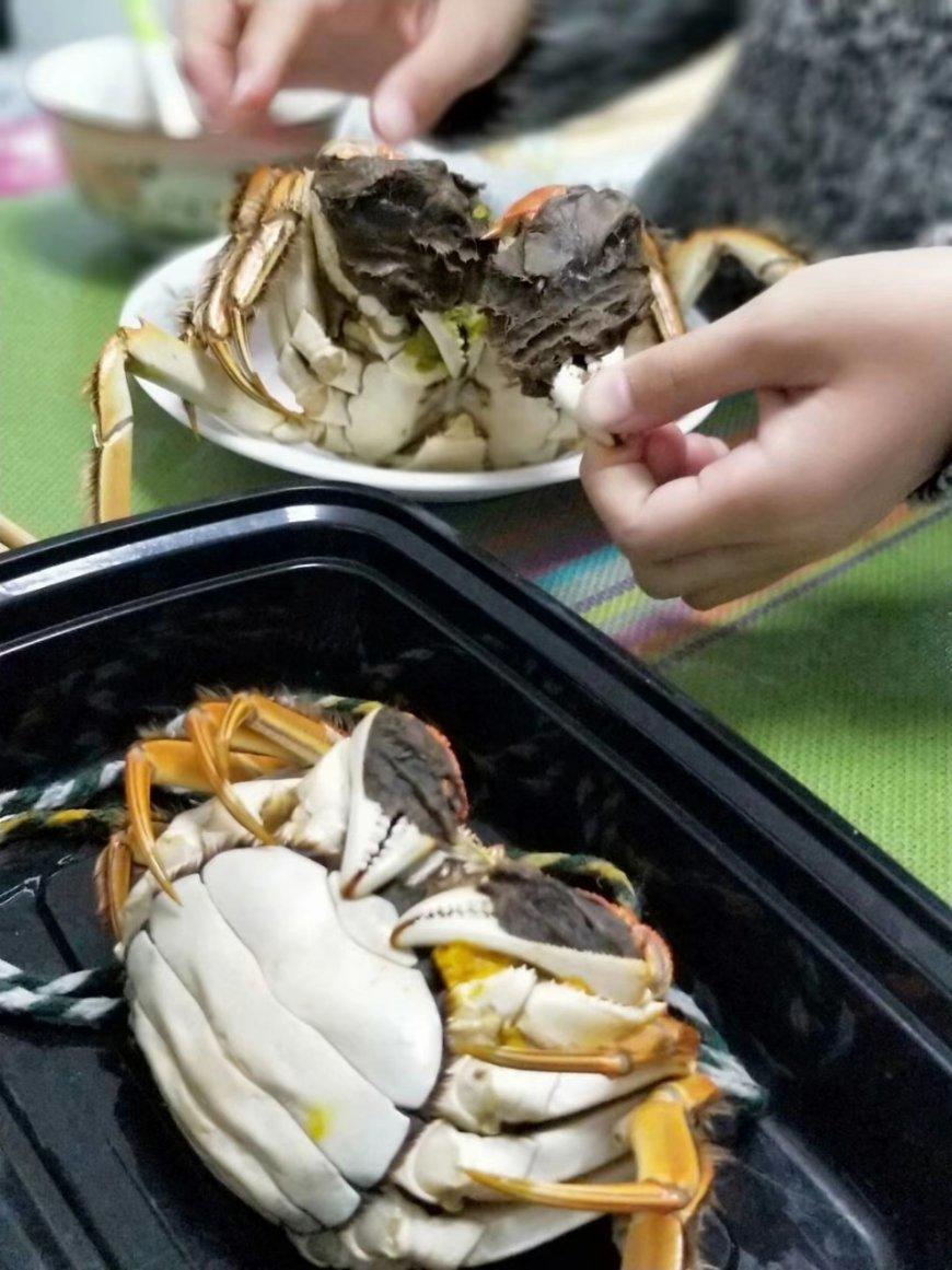 清蒸大闸蟹