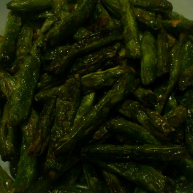 省时少油的干煸四季豆