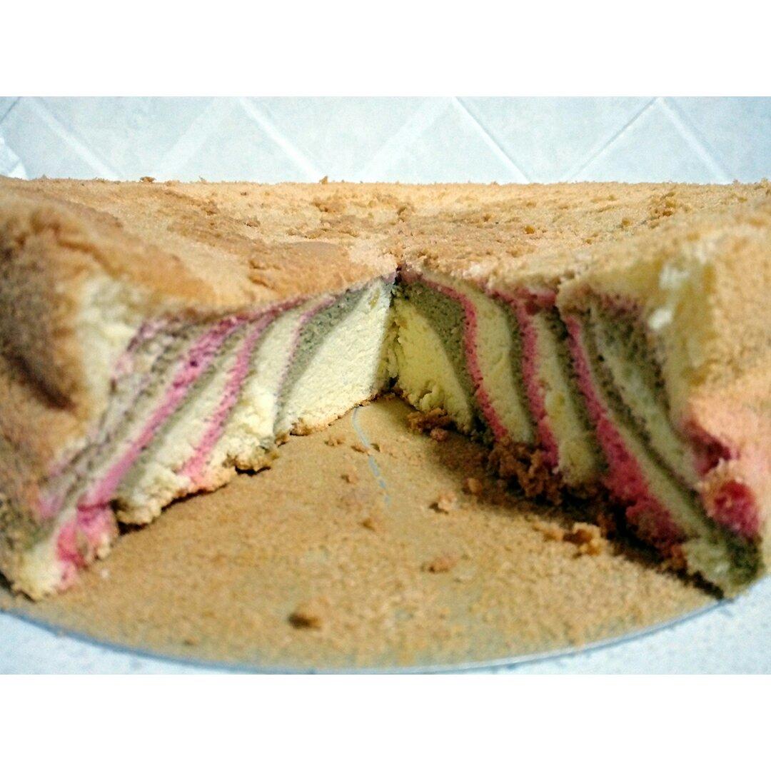 “老公”炫彩戚风蛋糕