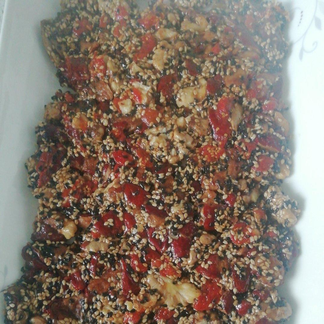 芝麻核桃营养糕～不放阿胶
