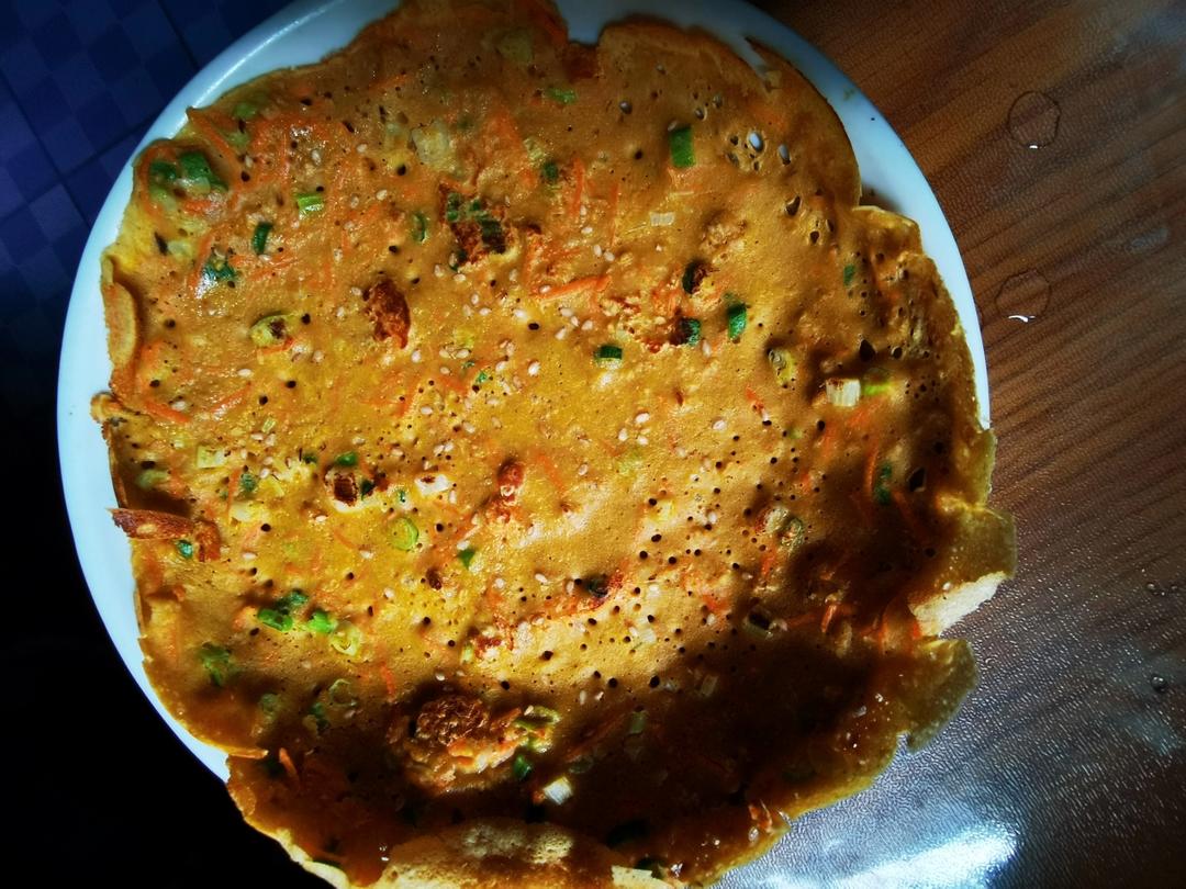 不粘粉，不揉面，5分钟就能搞定的鸡蛋饼