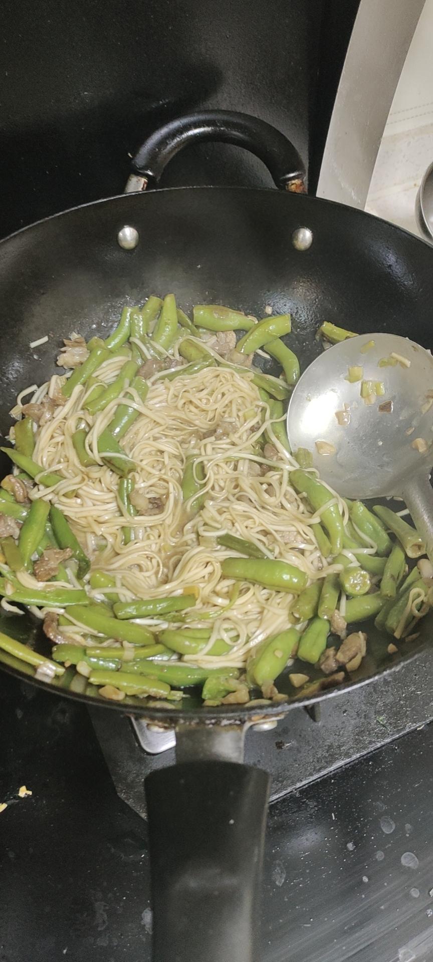 挂面版「河南豆角焖面」