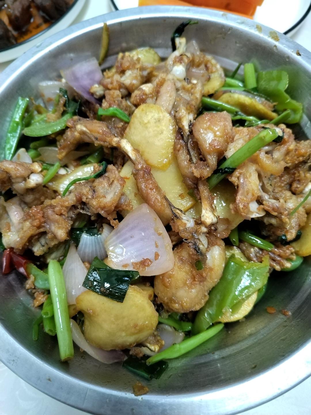 三步搞定最爱的干锅牛蛙