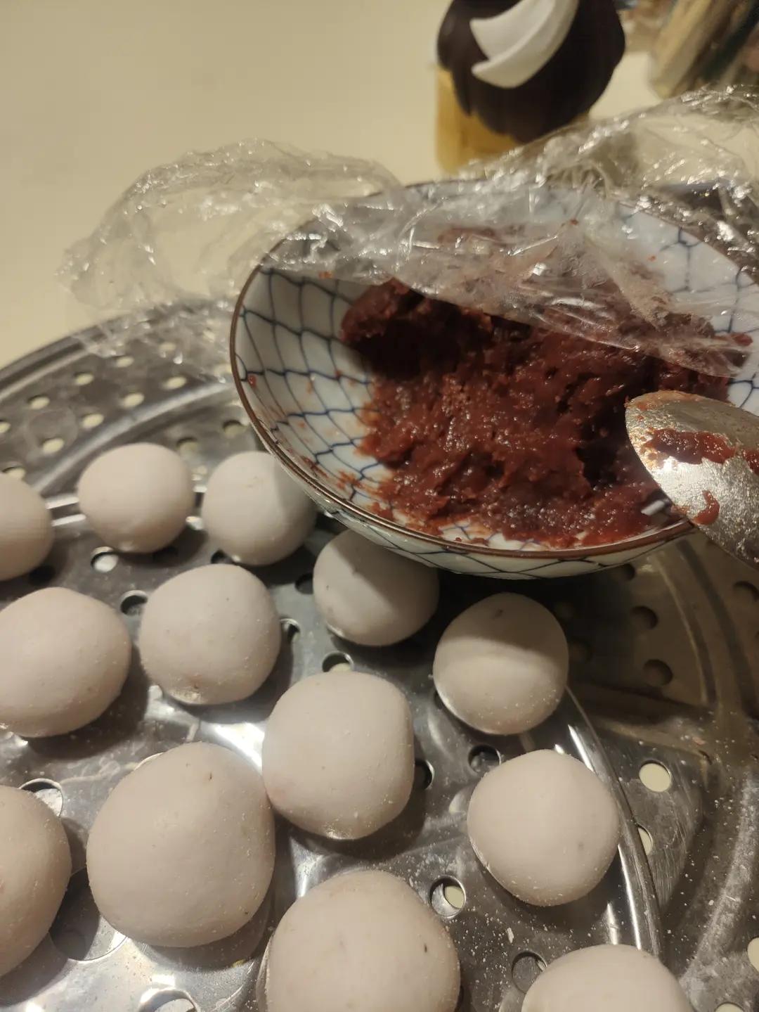 简易版-解腻草莓馅儿汤圆