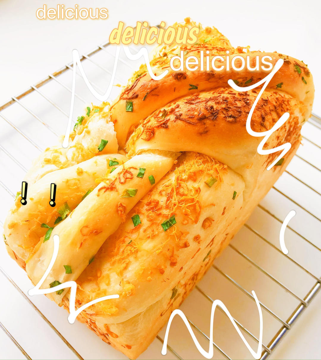 香葱肉松吐司