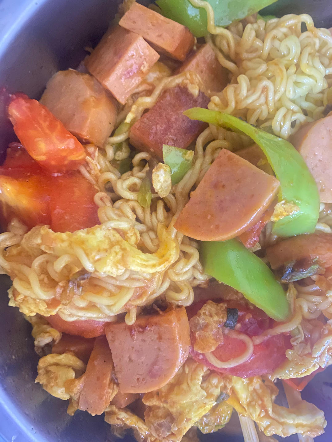 秒杀路边摊✨好吃到没朋友‼️懒人炒方便面🍜