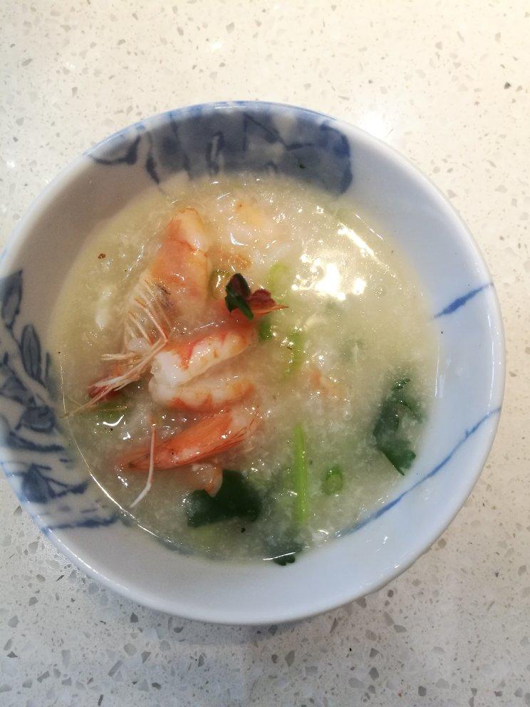 鲜虾砂锅粥