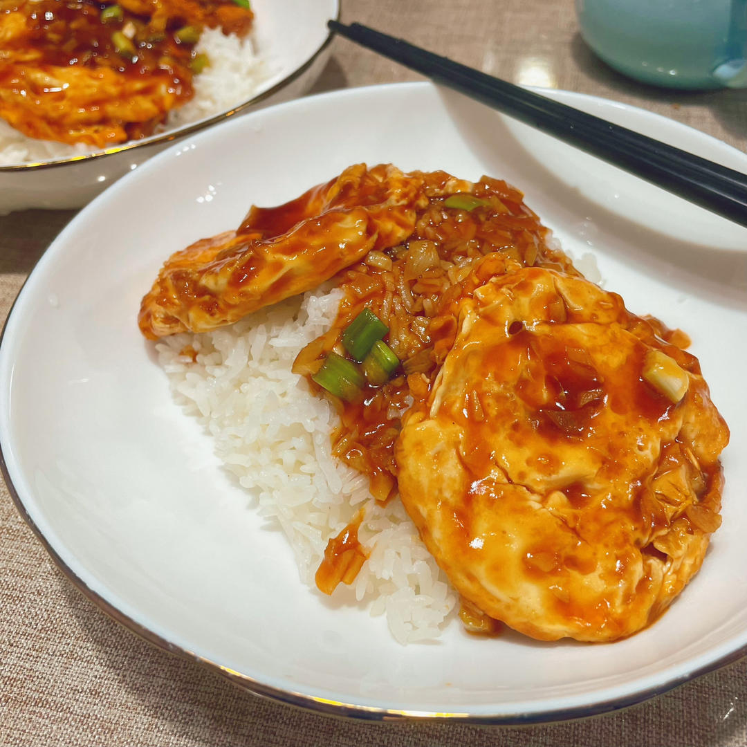 巨好吃的糖醋荷包蛋（拌饭超好吃）