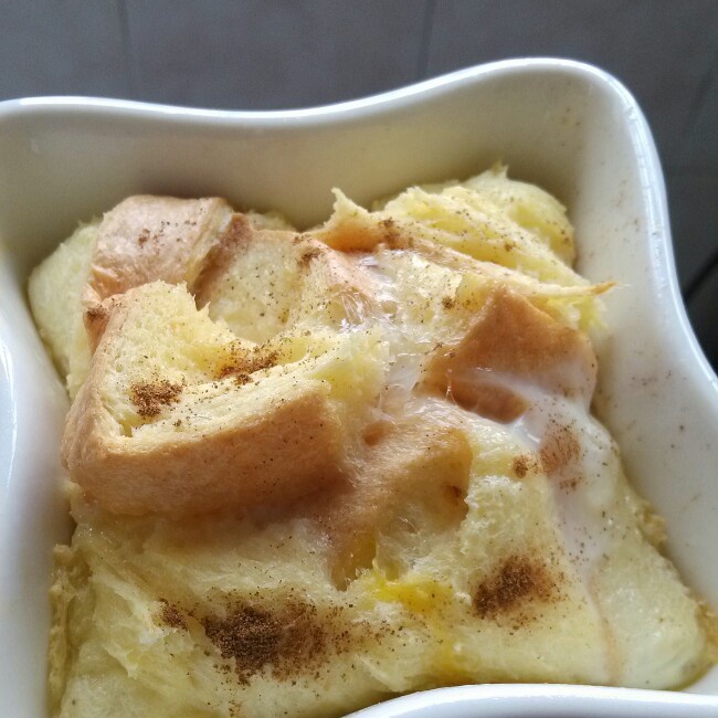 快速简易版面包布丁