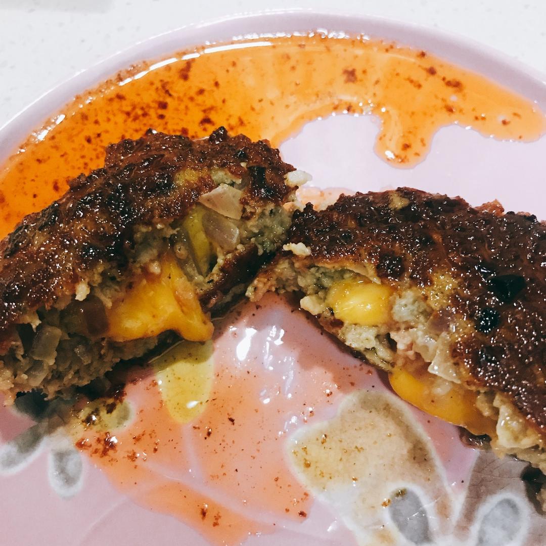 流心芝士汉堡肉