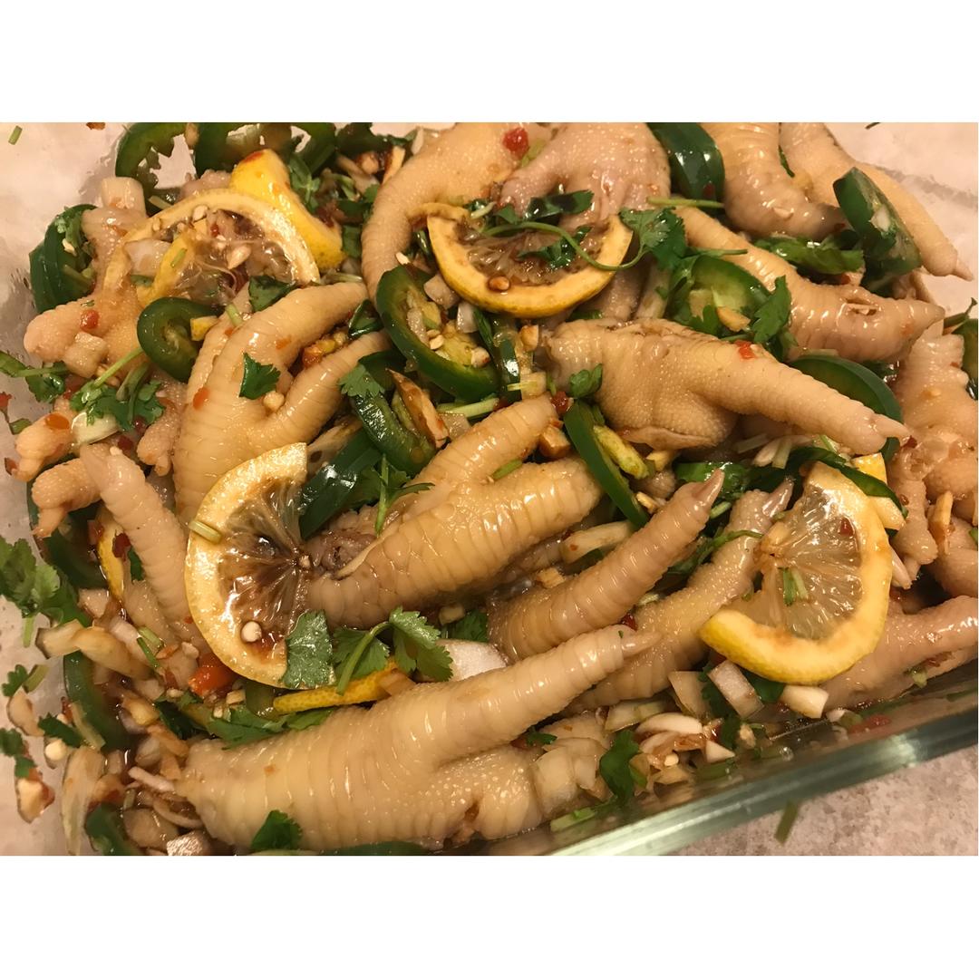 百香果柠檬鸡爪