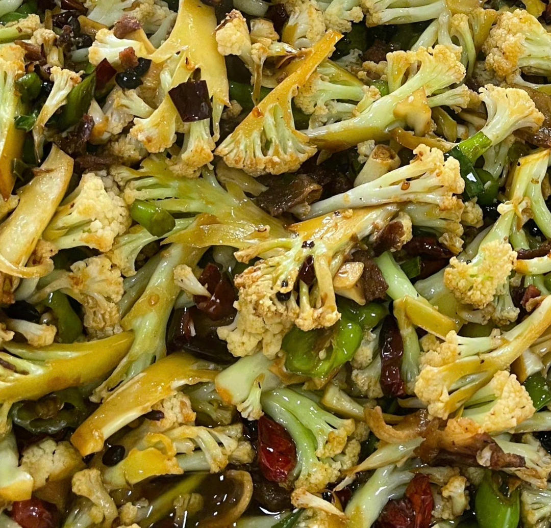 味好美青花椒干锅有机花菜｜米饭杀手
