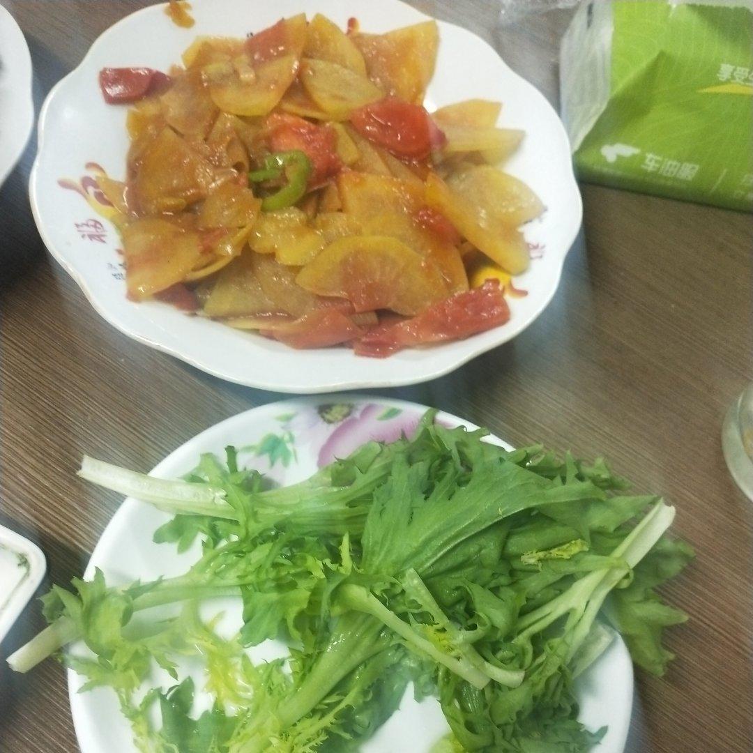 茄汁土豆片（西红柿炒土豆片）