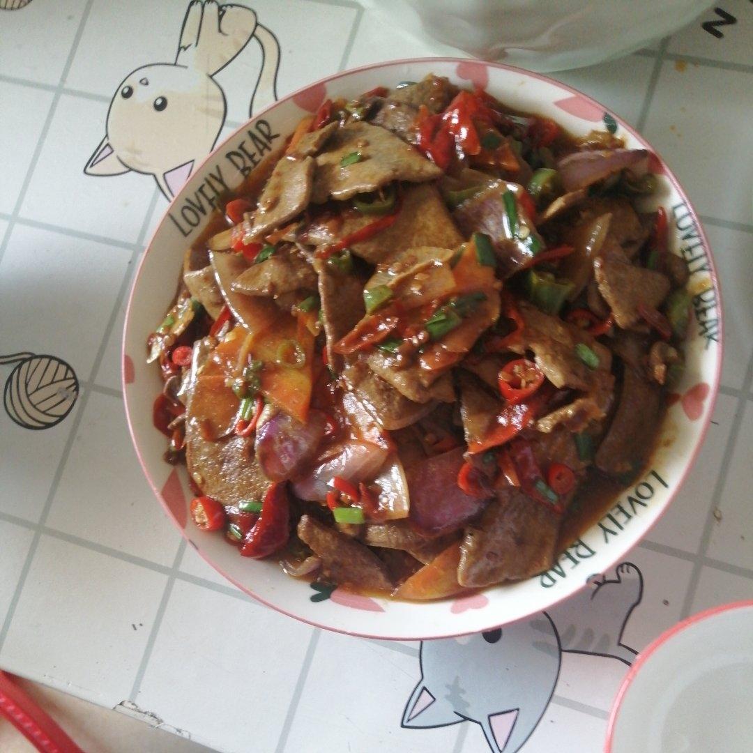 这样炒的猪肝鲜嫩入味，一点都不腥，特别好吃😋