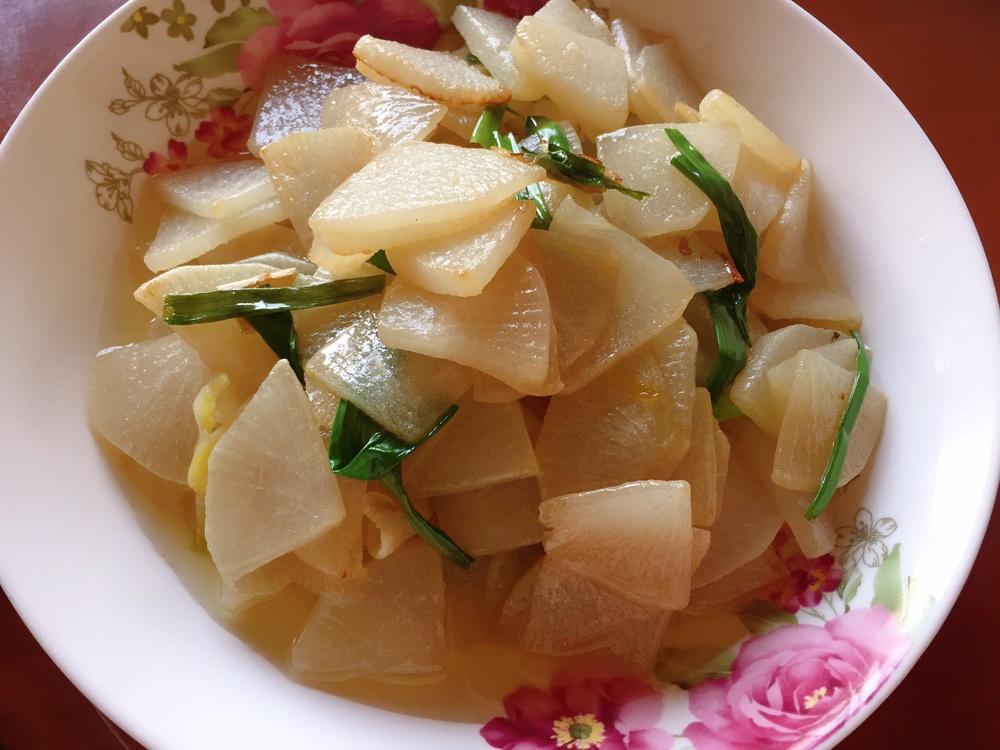 美味炒萝卜片