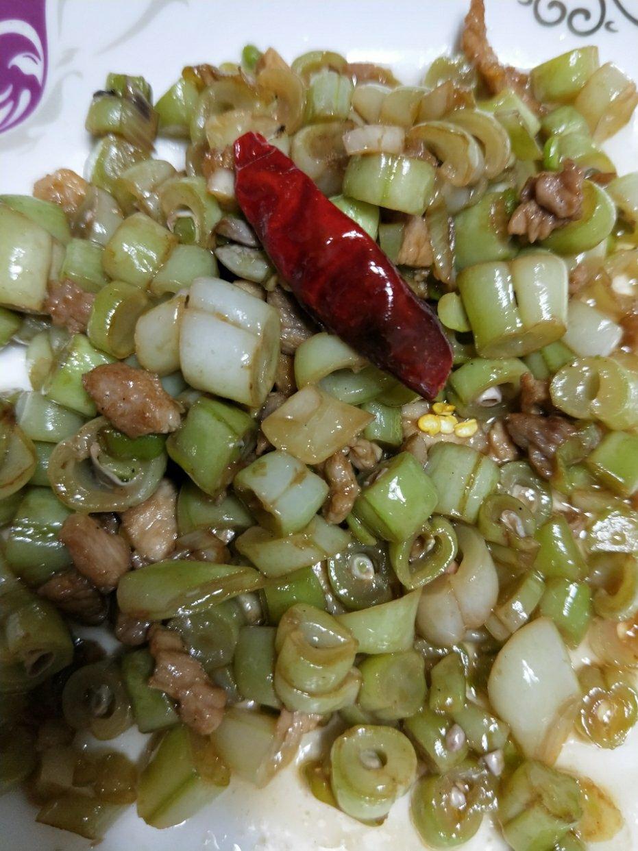 肉沫豆角下饭菜