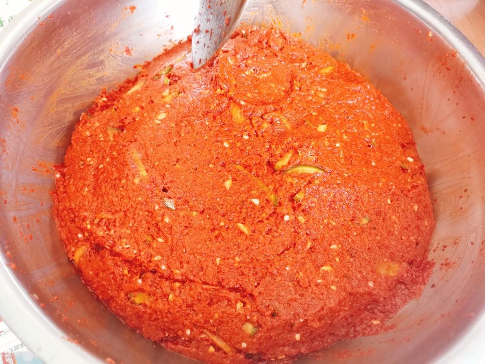 辣白菜酱的做法