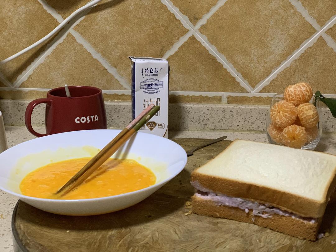 纯奶手撕吐司的做法 步骤1